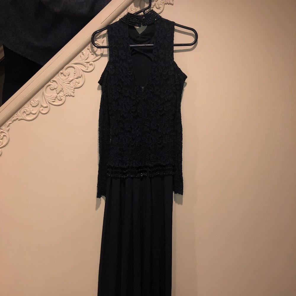 Long Sleeved Open Shoulder Jumpsuit